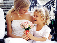 Wedding flower girl
