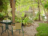 Sip on a glass of wine in the Tropical Gardens