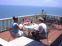 Enjoy your breakfast on the balcony