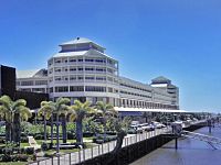 View of Shangri La Hotel from the Marina