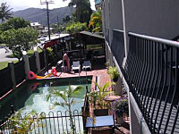 View to Pool from Balcony View to Pool from Balcony