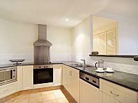 Kitchen with modern applicances Kitchen with modern applicances