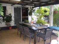 Outdoor Dining Area with BBQ