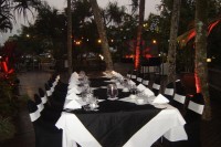 Dinner function by the Swimming Pool