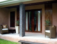 Entrance with Double Timber and Glass Doors Entrance with Double Timber and Glass Doors