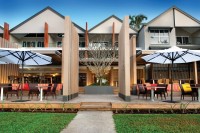 View from Lawn to Restaurant