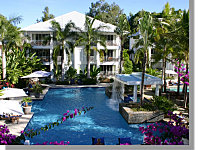 View of lap pool from room