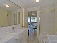 Bathroom with Shower over bath
