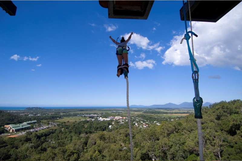 Bungy Jumping in Cairns Queensland Australia