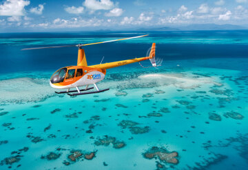 Cairns Attractions - Helicopter & Reef Combo Scenic Flight  Cairns Attractions - Helicopter & Reef Combo Scenic Flight