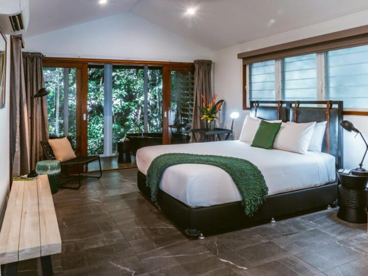 Enjoy contemporary accommodation in the Canopy & Rainforest Bayans at Daintree Ecolodge & Spa