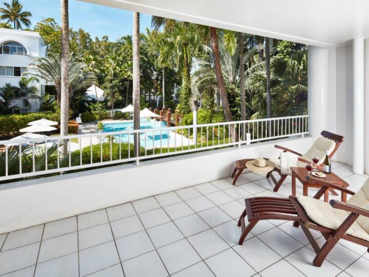 Poolview Apartment Balcony - Alamanda Palm Cove