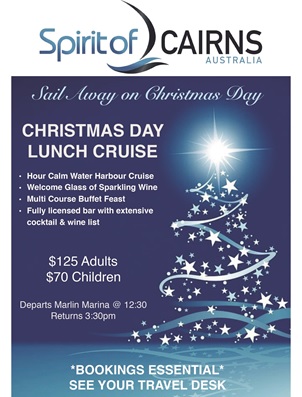 Christmas New Year Eve 2016 Lunch Dinner Options From Cairns To Port Douglas Cairns Holiday Specialists