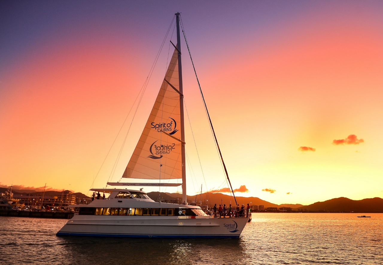 Cairns Dinner Cruise Luxury Catamaran Sunset Sail