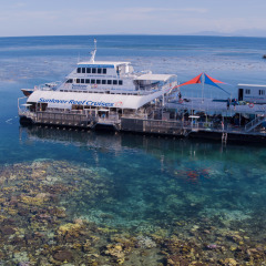 Aerial Shot of New Reef Pontoon