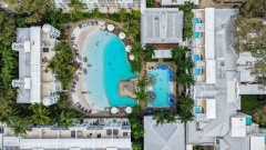 Aerial View Beach Club Palm Cove