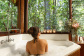 Rainforest Treehouse each with a luxurious Spa Bath with Rainforest Views - Rainforest Treehouse Accommodation on Cairns Tablelands