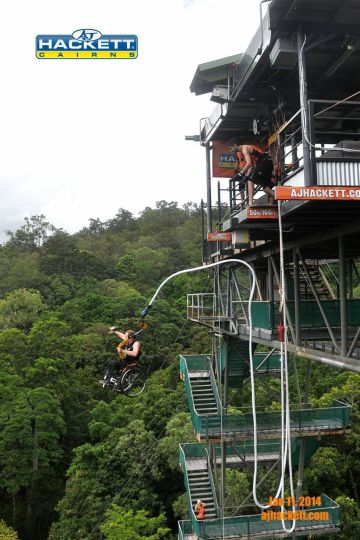 Cairns Bungy Jumping for the Disabled