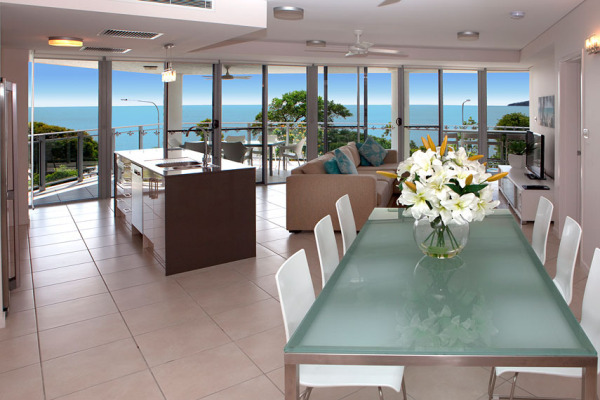 Cairns Esplanade Vision Holiday Apartments - Cairns Accommodation (3 Bedroom Penthouse)