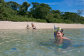 Children snorkelling Green Island