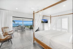 Master Bedroom with Ocean Views - Clifton Beach Holiday House | Cairns Beach Accommodation