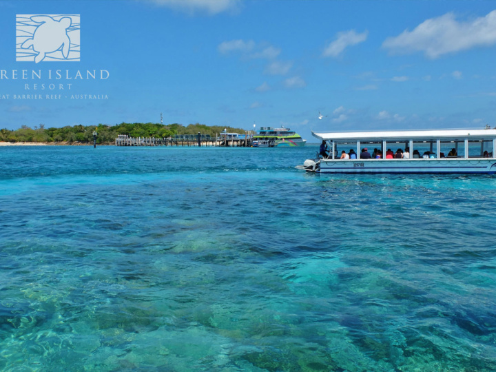 Complimentary Glass Bottom Boat Tour for Guests of Green Island Resort