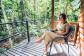 Relax amongst the rainforest on your Rainforest Cabin balcony-Daintree Wilderness Lodge - Daintree Accommodation 