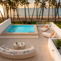 Enjoy stunning Ocean Views from your private rooftop terrace - Palm Cove Beachfront Suite  