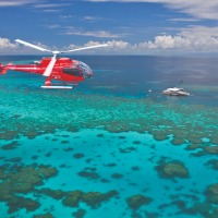 Fly/Cruise, Cruise/Fly and Helicopter Scenic Flight Over The Reef