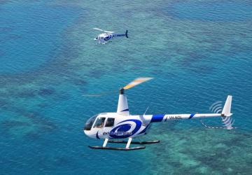 Great Barrier Reef Helicopter Flights | Solitary Sand Cays | Fly Cruise