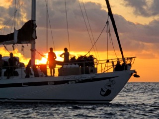 Great Barrier Reef Tour | Sunset on the boat | 2 Day 1 Night Liveaboard | Departs Cairns