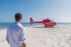 Helicopter Flights to a Sand Cay From Port Douglas