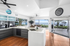 Kitchen with Ocean Views - Clifton Beach Oceanview Holiday House
