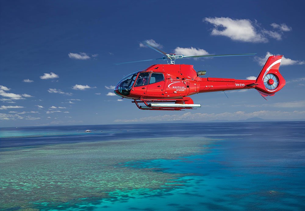 cairns great barrier reef tours helicopter