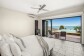 Master Bedroom with Deck and oceanviews -  Trinity Beach Oceanview Holiday Home 