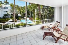Poolview Apartment Balcony - Alamanda Palm Cove