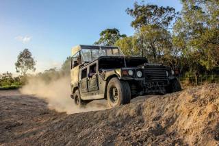 Our Hummers have no problems in rough rugged terrain in Cairns