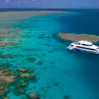 Outer Great Barrier Reef boat tours from Port Douglas Queensland Australia