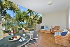 Palm Cove Beachfront Apartments - Senna Apartment - Ocean view balcony | Palm Cove Accommodation