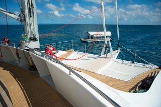 Plenty of Space to Relax on the Catamaran - Cairns Reef Tour