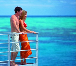 Relax onboard Quicksilver's Great Barrier Reef Adventure