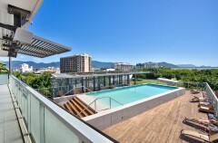 Rooftop Swimming Pool - Cairns Holiday Accommodation