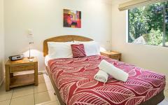 Separate Bedroom in the self contained apartments | Palm Cove Holiday Apartments
