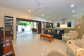 Spacious open plan living flowing out to the pool | Palm Cove Holiday House