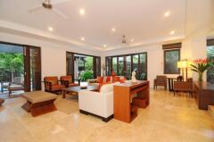 Spacious open plan living flowing out to private plunge pool | Port Douglas Sea Temple Private Villa with Plunge Pool