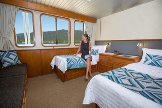 Spacious Twin Share Cabin | Great Barrier Reef Cruise Ship Accommodation