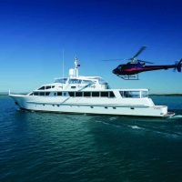 Superyachts Great Barrier Reef - Heli Pad Landing on the Superyacht