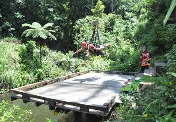 Tandem Minjin Swing ready to go skyward