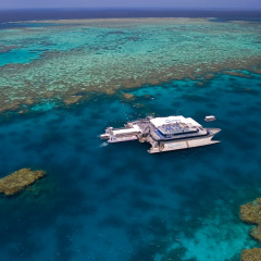 Daily departures to the Great Barrier Reef from Port Douglas Queensland Australia