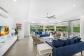Open plan living to enjoy tropical lifestyle at Trinity Beach Beach House | Cairns Beaches Accommodation